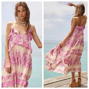 Spell & The Gypsy Coco Lei Strappy Gown
